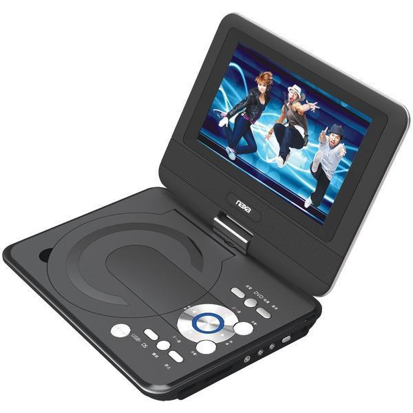 9" TFT LCD Swivel-Screen Portable DVD Player-DVD Players & Recorders-JadeMoghul Inc.