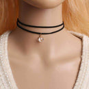 90's Inspired Gothic Lolita Punk Choker Necklace Black Velvet Suede Steampunk Torques Jewelry Statement Colar Christmas Gift-N758-JadeMoghul Inc.