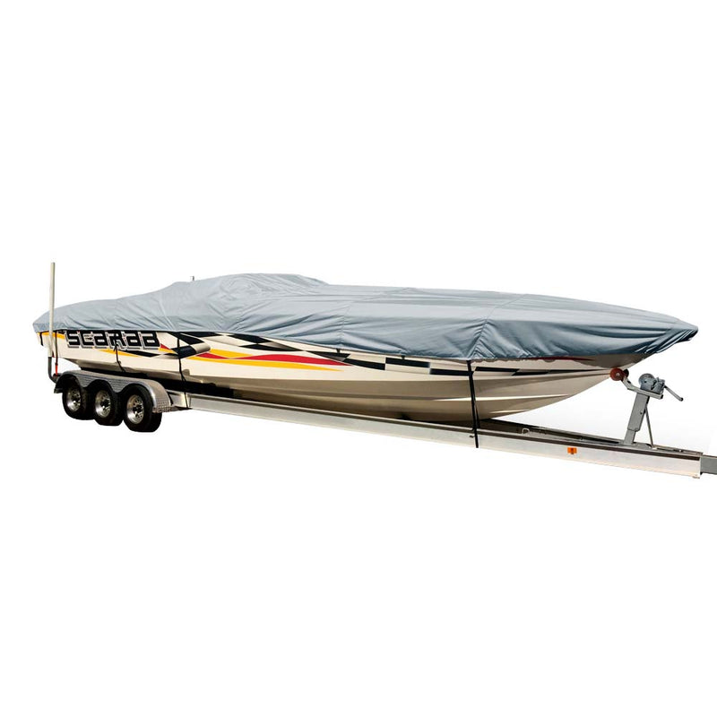 Carver Sun-DURA Styled-to-Fit Boat Cover f/24.5 Performance Style Boats - Grey [74324S-11]