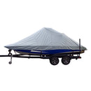 Carver Sun-DURA Specialty Boat Cover f/21.5 Inboard Tournament Ski Boats w/Wide Bow  Swim Platform - Grey [82121S-11]