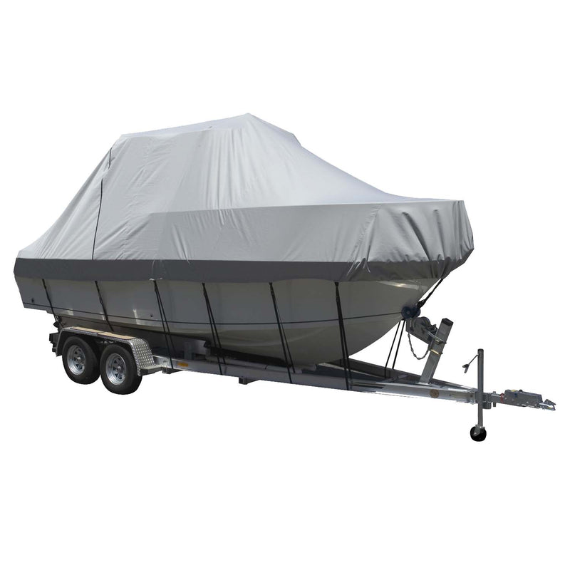 Carver Sun-DURA Specialty Boat Cover f/19.5 Walk Around Cuddy  Center Console Boats - Grey [90019S-11]