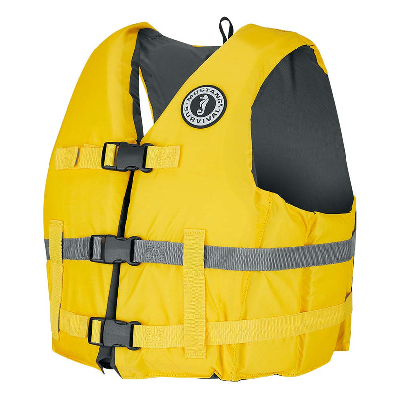 Mustang Livery Foam Vest - Yellow - Medium/Large [MV701DMS-25-M/L-216]