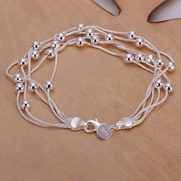 925 jewelry silver plated jewelry bracelet fine fashion bracelet top quality wholesale and retail SMTH234--JadeMoghul Inc.