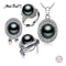 925 Silver Top Quality 100% Genuine Black Freshwater Pearl Pendant Earrings And Ring Set-Black Pearl-JadeMoghul Inc.