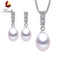 925 Sterling Silver And Pearl Jewelry Set-White Pearl set-JadeMoghul Inc.