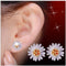 925 Sterling Silver Butterfly Stud Earrings-YS35 Daisy-JadeMoghul Inc.