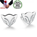 925 Sterling Silver Butterfly Stud Earrings-YS54 Fox-JadeMoghul Inc.