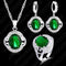 925 Sterling Silver Pendant Ring And Earrings Set-7-JadeMoghul Inc.