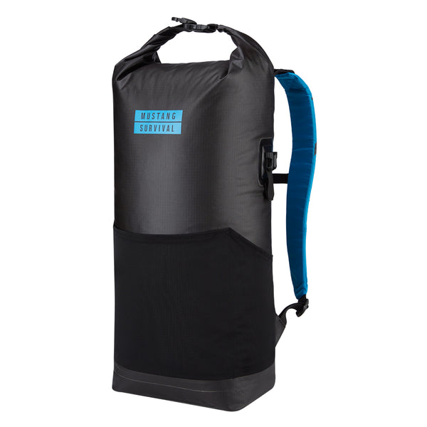 Mustang Highwater 22L Waterproof Backpack - Black/Azure Blue [MA261502-168-0-233]