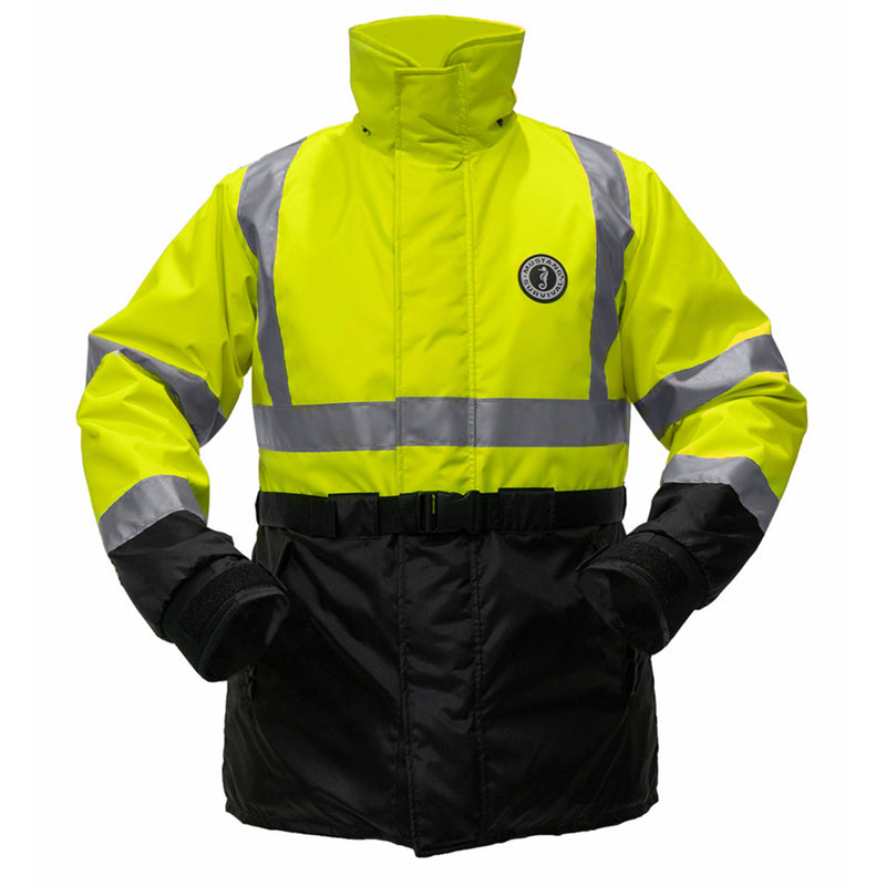 Mustang Classic Flotation Coat - Fluorescent Yellow/Green/Black - Large [MC1506T3-239-L-206]