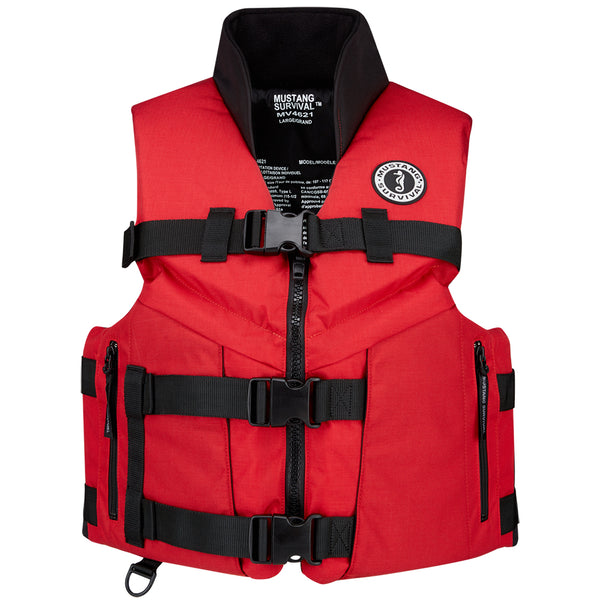 Mustang ACCEL 100 Fishing Foam Vest - Red/Black - XL [MV4626-123-XL-216]