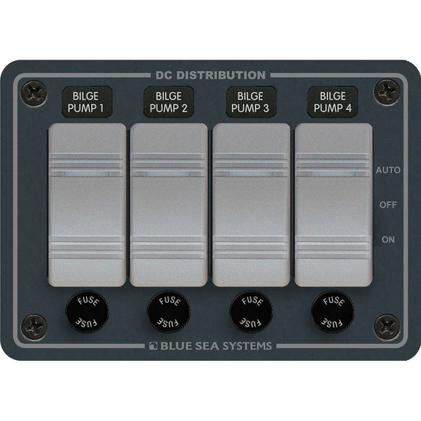 Blue Sea 8666 Contura 4 Bilge Pump Control Panel [8666]