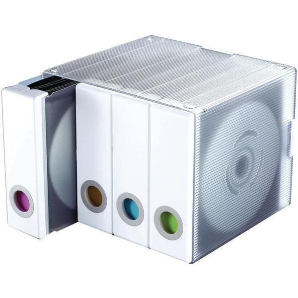 96-Disc Album Cube (White)-CD/DVD Storage-JadeMoghul Inc.