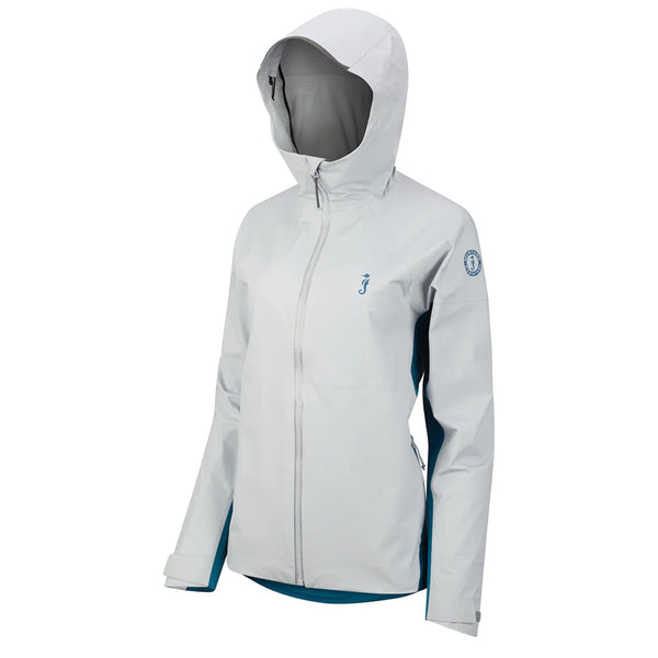 Mustang Womens Callan Waterproof Jacket - (Mid Grey - Ocean Blue) - XL [MJ2950-293-XL-240]