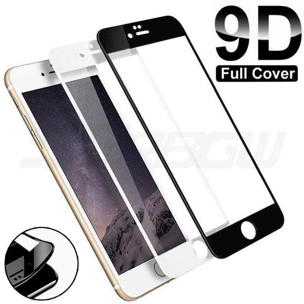 9D Curved Edge Full Cover Tempered Glass For iPhone 7 8 6 6S Plus Screen Protector on iphone7 iphone8 iphone6 iphone6s Glas Film AExp