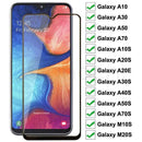 9D Protective Glass For Samsung Galaxy A10 A30 A50 A70 A10S A20E A20S A30S A40S Screen Protector A50S A70S M10S M30S Glass Film AExp