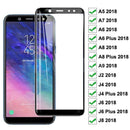 9D Protective Glass For Samsung Galaxy A6 A8 J4 J6 Plus 2018 Screen Protector Tempered Glass Samsung A5 A7 A9 J2 J8 2018 Glass AExp