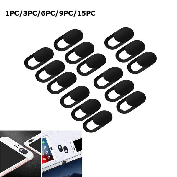 9PC/15PC WebCam Cover Shutter Magnet Slider Plastic for Iphone Laptop Camera Web PC Tablet Smartphone Universal Privacy Sticker AExp