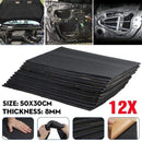 9X 1cm 0.6cm Car Sound Hot Deadener Mat Noise Proof Bonnet Insulation Deadening Engine Firewall Heat Foam Cotton Sticker 30x50cm JadeMoghul Inc. 