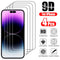 4Pcs Full Cover Tempered Glass For Iphone 14 13 12 Pro Max Mini 11 X Xs Xr Screen Protector For Iphone 14 Pro 8 7 Plus Film