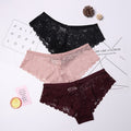 3 Pcs Panties for Woman Underwear Sexy Lace Breathable Soft Lingerie Female Briefs Panty Sexy Transparent Women&#39;s Underpants