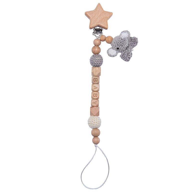 Baby Handmade Pacifier Chain Clip Dummy Nipples Holder Clips Babies Silicone Teething Chain Toy Gifts For Cute Baby Accessories