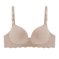 Women Seamless Bra Sexy Push Up Bralette Underwear Wireless Female Lingerie Fashion Letter Pattern Bras Three Quarters(3/4 Cup)