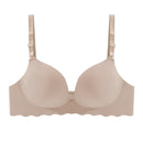Women Seamless Bra Sexy Push Up Bralette Underwear Wireless Female Lingerie Fashion Letter Pattern Bras Three Quarters(3/4 Cup)