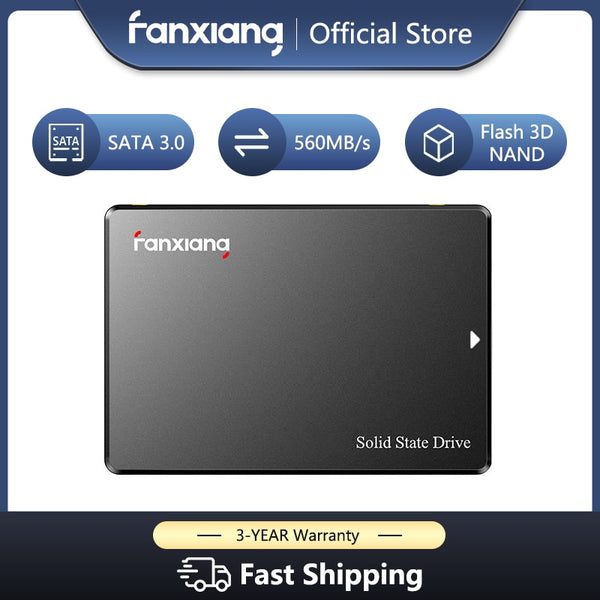 FanXiang SSD120GB 240GB 480GB 1TB 2.5 Inch SSD 512GB SATA III Internal Solid State Drive HDD SSD Hard Disk for PC Laptop Desktop