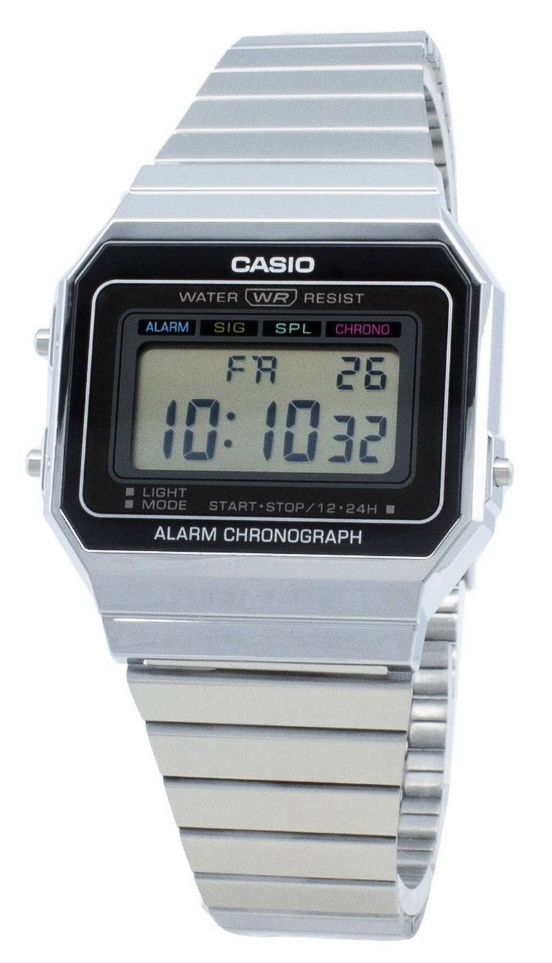 Casio Youth Digital A700W-1A A700W-1 Alarm Quartz Men's Watch