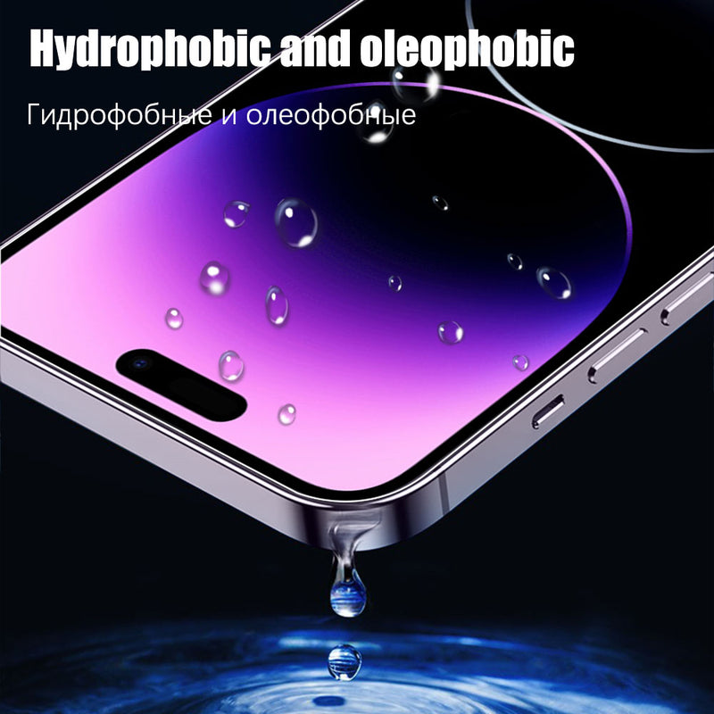 4Pcs Full Cover Tempered Glass For Iphone 14 13 12 Pro Max Mini 11 X Xs Xr Screen Protector For Iphone 14 Pro 8 7 Plus Film