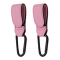 1/2pcs PU Leather Baby Bag Stroller Hook Pram Rotate 360 Degree Rotatable Cart Organizer Pram Hook Stroller Accessories