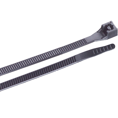 Marine Store Cable Tie, 14", UV Black, 100 ea.