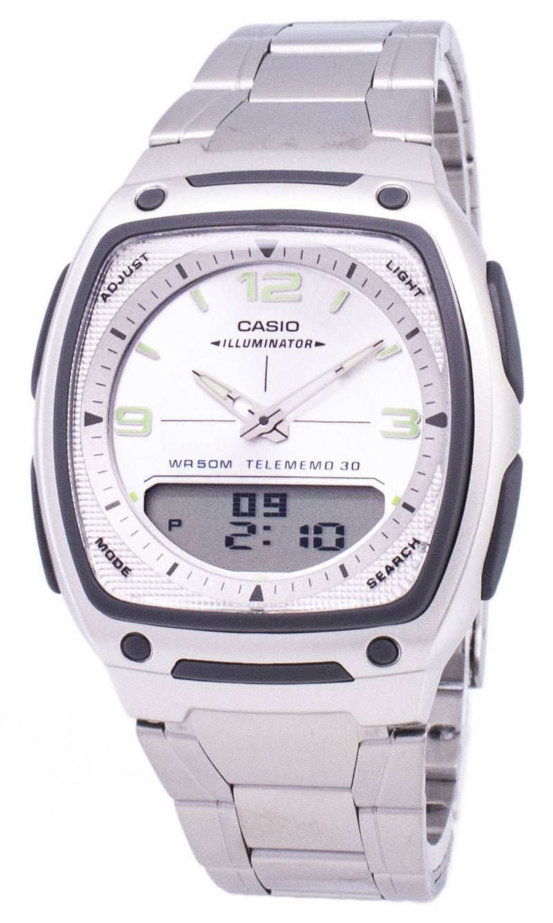 Casio Analog Digital Telememo Illuminator AW-81D-7AVDF AW81D-7AVDF Men's Watch