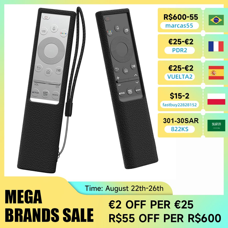 Silicone Cover for Samsung QLED TV Smart Remote Control Case BN59-01311 BN59-01327 BN59-01357 BN59-01363 TM1990C Protective Case