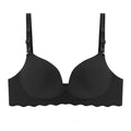 Women Seamless Bra Sexy Push Up Bralette Underwear Wireless Female Lingerie Fashion Letter Pattern Bras Three Quarters(3/4 Cup)