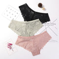 3 Pcs Panties for Woman Underwear Sexy Lace Breathable Soft Lingerie Female Briefs Panty Sexy Transparent Women&#39;s Underpants