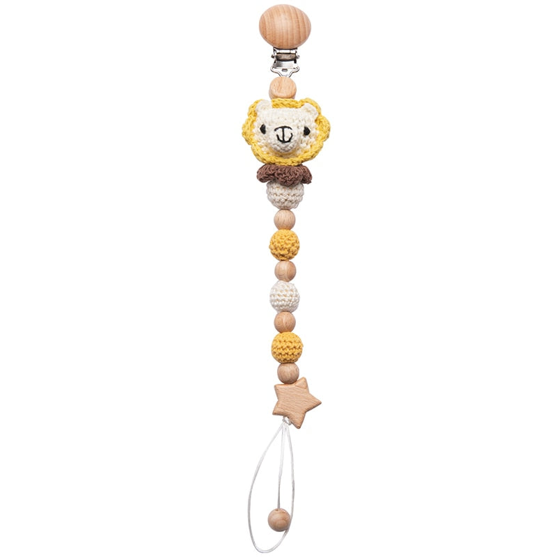 Baby Handmade Pacifier Chain Clip Dummy Nipples Holder Clips Babies Silicone Teething Chain Toy Gifts For Cute Baby Accessories