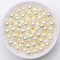 Acrylic Imitation Pearl Round Ball Spacer Beads 4 6 8 10 12MM Pick Size For Jewelry Making