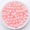 Acrylic Imitation Pearl Round Ball Spacer Beads 4 6 8 10 12MM Pick Size For Jewelry Making