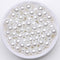 Acrylic Imitation Pearl Round Ball Spacer Beads 4 6 8 10 12MM Pick Size For Jewelry Making
