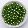 Acrylic Imitation Pearl Round Ball Spacer Beads 4 6 8 10 12MM Pick Size For Jewelry Making