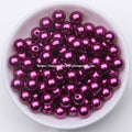 Acrylic Imitation Pearl Round Ball Spacer Beads 4 6 8 10 12MM Pick Size For Jewelry Making