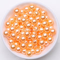 Acrylic Imitation Pearl Round Ball Spacer Beads 4 6 8 10 12MM Pick Size For Jewelry Making