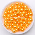 Acrylic Imitation Pearl Round Ball Spacer Beads 4 6 8 10 12MM Pick Size For Jewelry Making