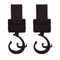 1-2pcs Baby Hanger Baby Bag Stroller Hooks Pram Rotate 360 Degree Baby Car Accessories Stroller Organizer Stroller Accessories
