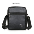 Men&#39;s Leather Shoulder Waist Bag Multi-function Mobile Phone Bag Head Layer Cowhide Body Bag Male Chest Bag Shoulder Bag