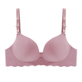 Women Seamless Bra Sexy Push Up Bralette Underwear Wireless Female Lingerie Fashion Letter Pattern Bras Three Quarters(3/4 Cup)