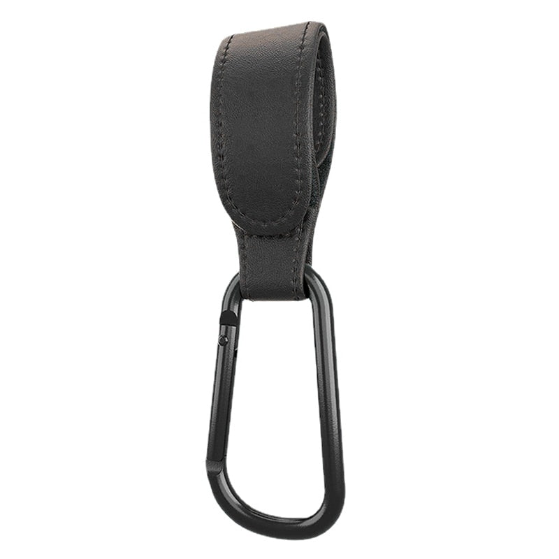 1/2pcs PU Leather Baby Bag Stroller Hook Pram Rotate 360 Degree Rotatable Cart Organizer Pram Hook Stroller Accessories