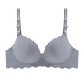 Women Seamless Bra Sexy Push Up Bralette Underwear Wireless Female Lingerie Fashion Letter Pattern Bras Three Quarters(3/4 Cup)